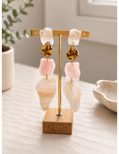 PENDIENTES PERLA ROSE